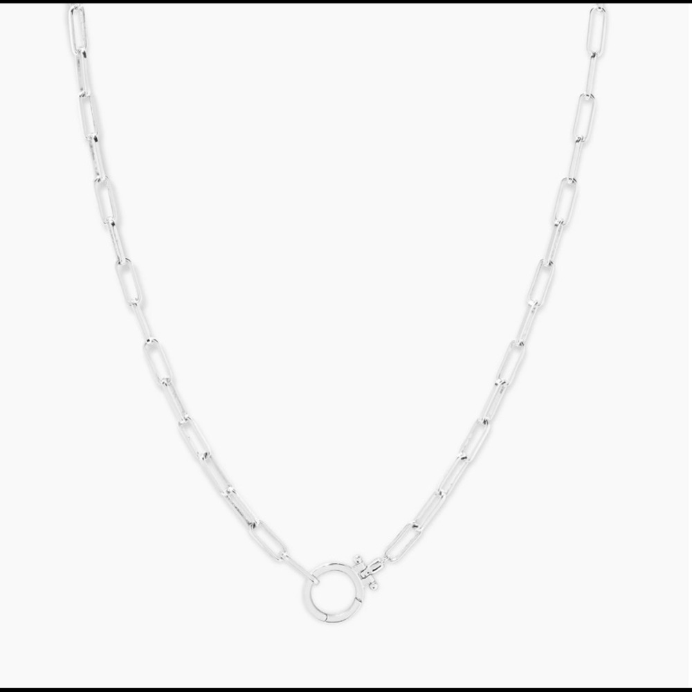 NWT Gorjana Silver Parker Necklace